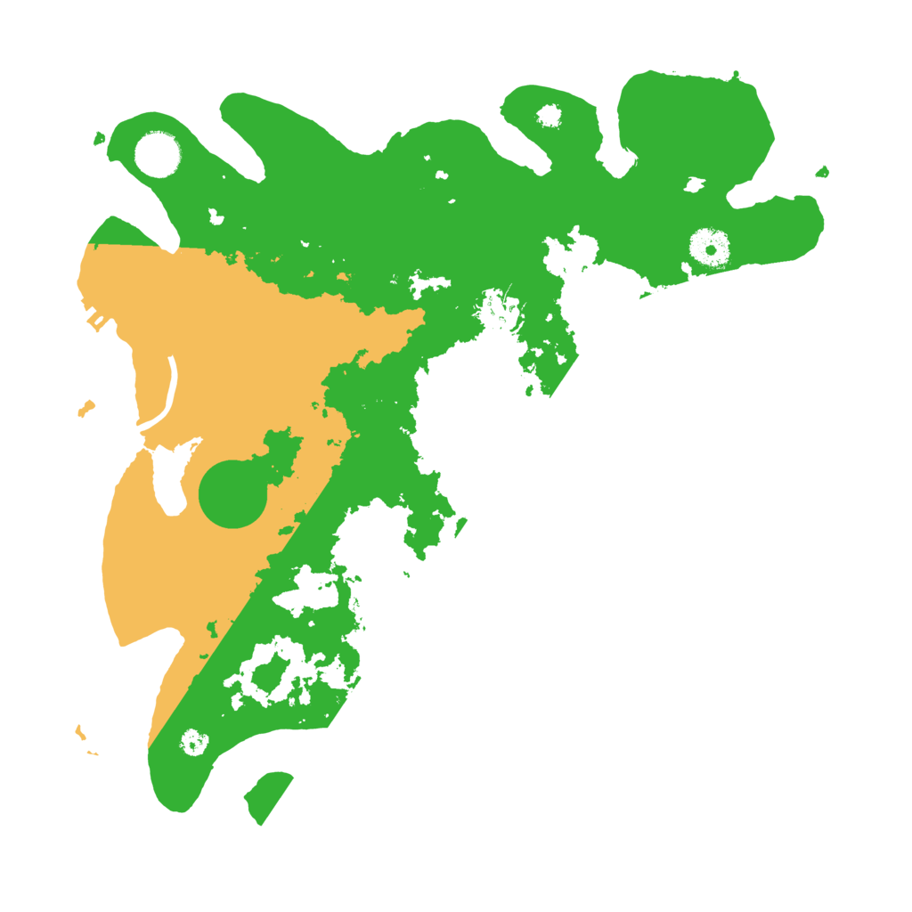 Biome Rust Map: Procedural Map, Size: 3510, Seed: 6368757