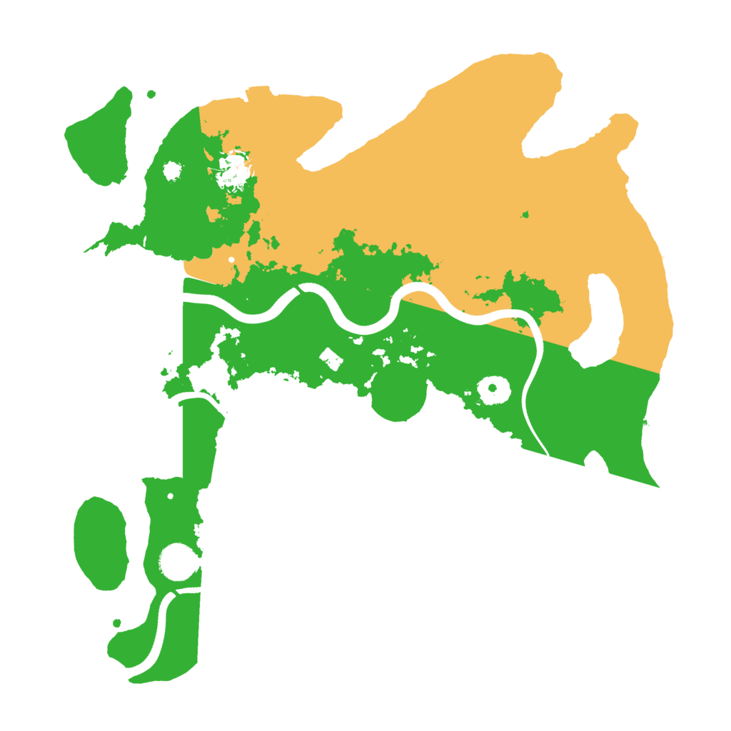 Biome Rust Map: Procedural Map, Size: 3510, Seed: 1427757