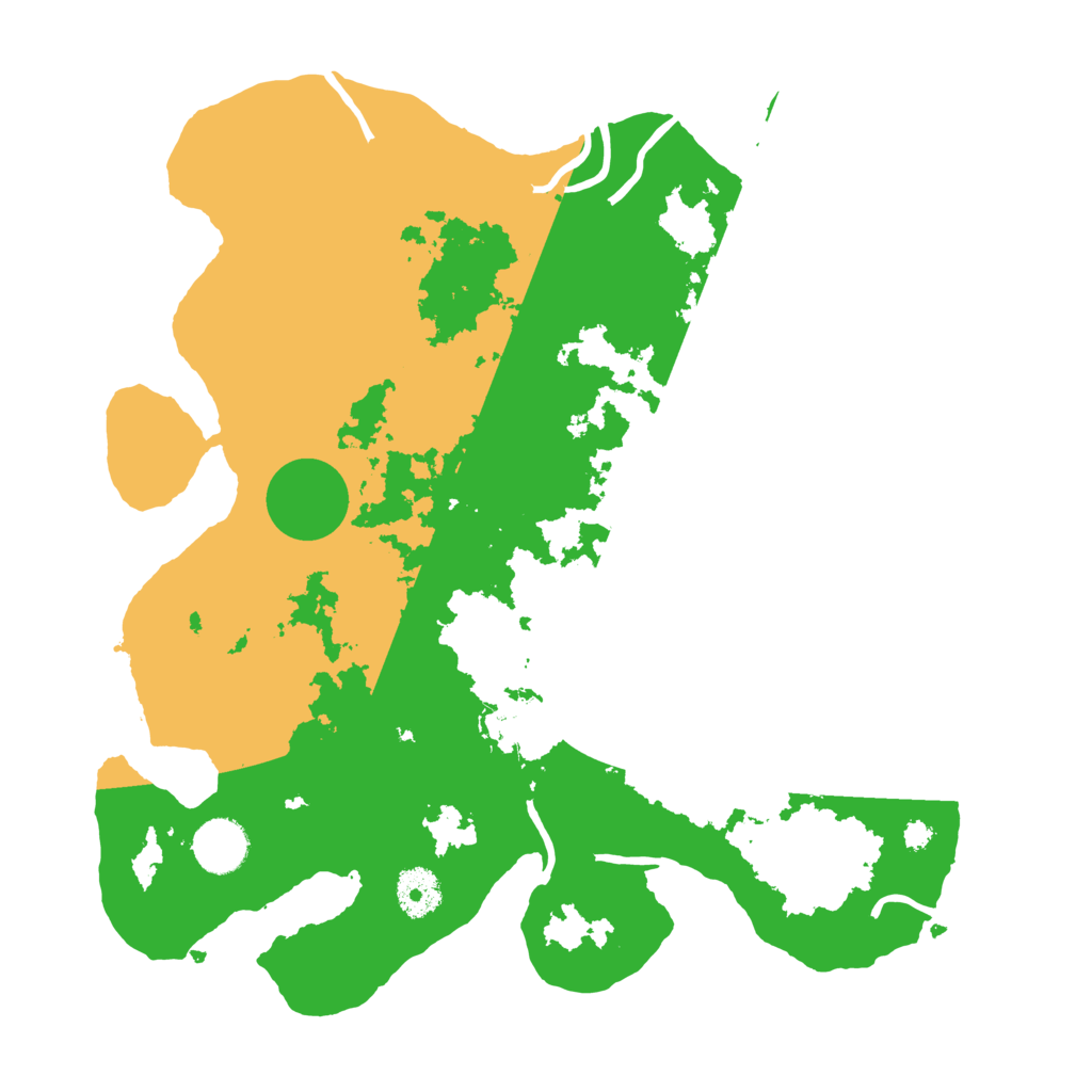 Biome Rust Map: Procedural Map, Size: 3510, Seed: 1193255