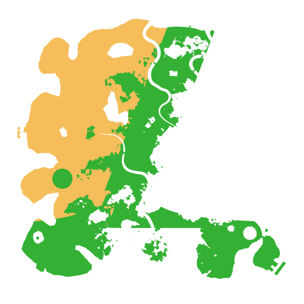 Biome Rust Map: Procedural Map, Size: 4000, Seed: 35332