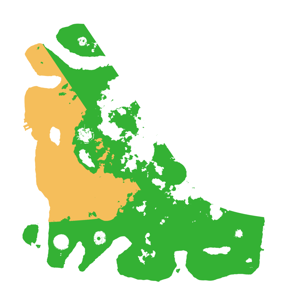 Biome Rust Map: Procedural Map, Size: 3510, Seed: 2807369