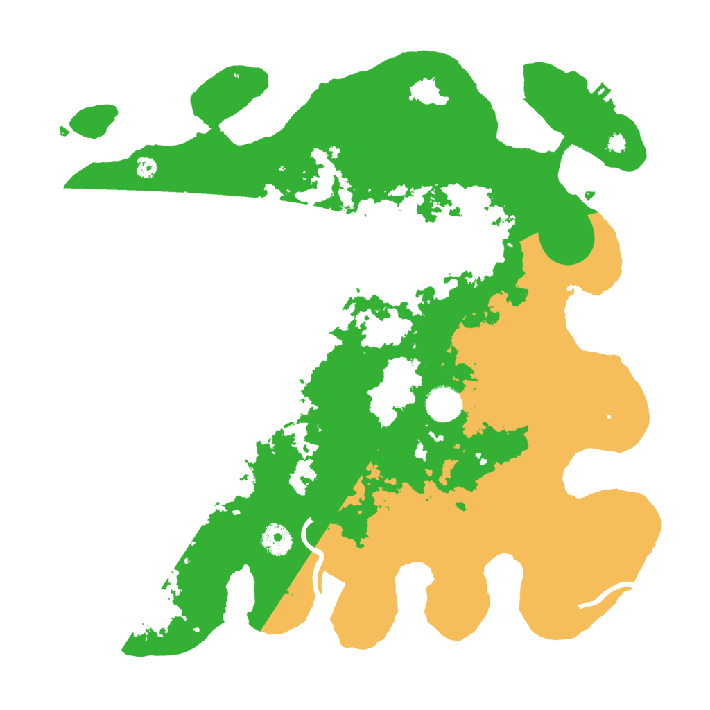 Biome Rust Map: Procedural Map, Size: 3510, Seed: 621745