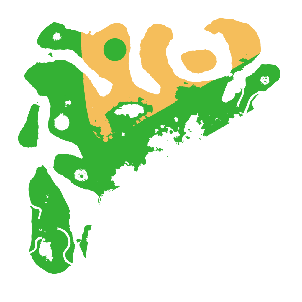 Biome Rust Map: Procedural Map, Size: 3500, Seed: 1213103443