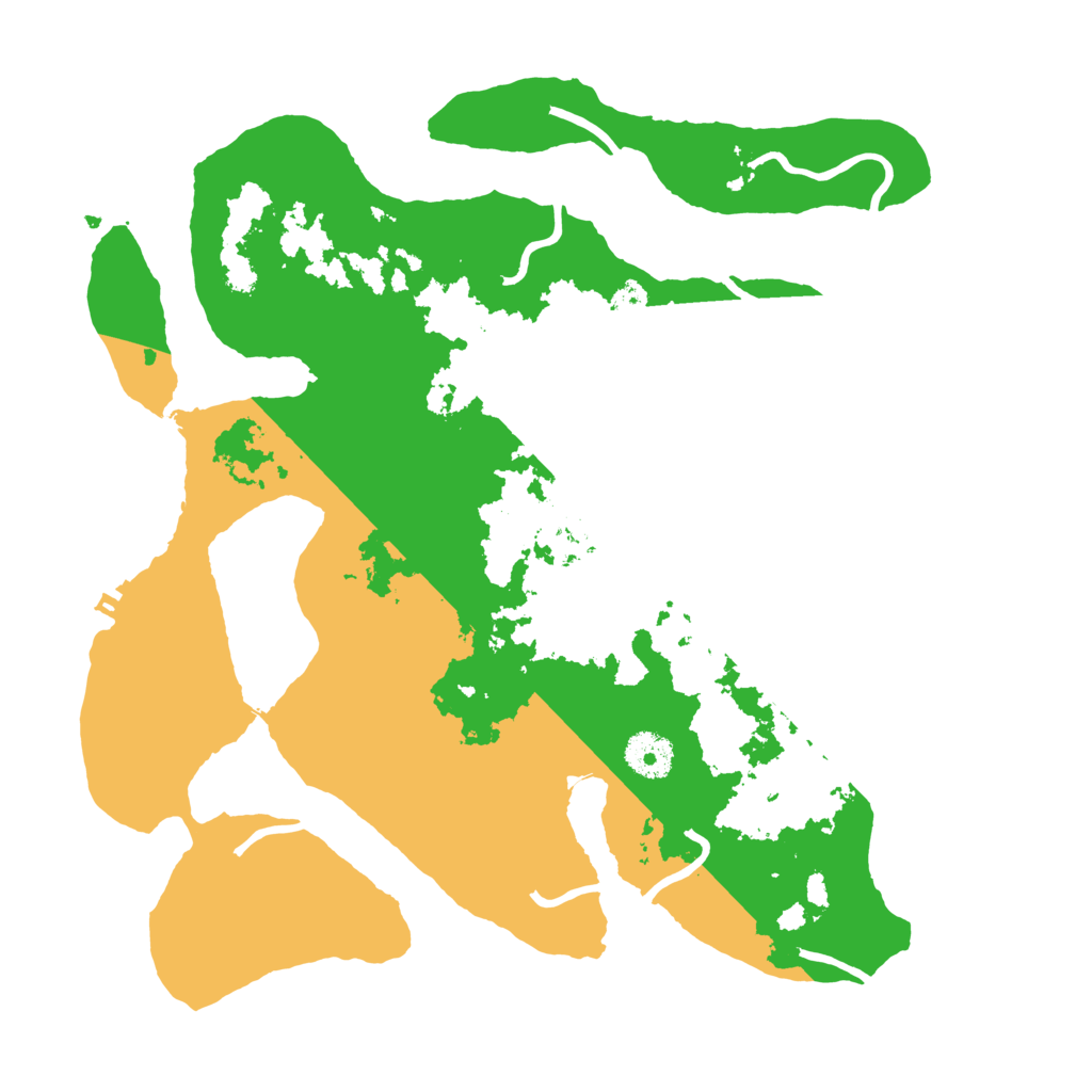 Biome Rust Map: Procedural Map, Size: 3500, Seed: 6972431