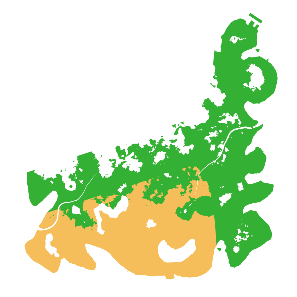 Biome Rust Map: Procedural Map, Size: 4050, Seed: 571246488