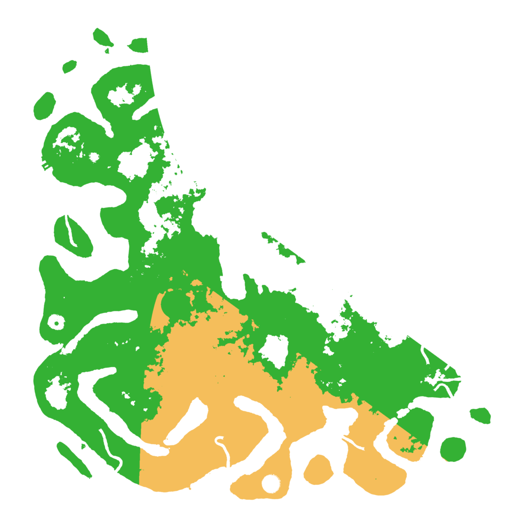 Biome Rust Map: Procedural Map, Size: 5000, Seed: 436283107