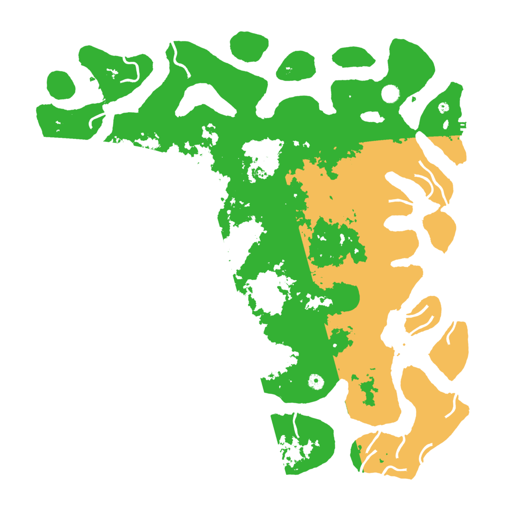 Biome Rust Map: Procedural Map, Size: 4900, Seed: 234424