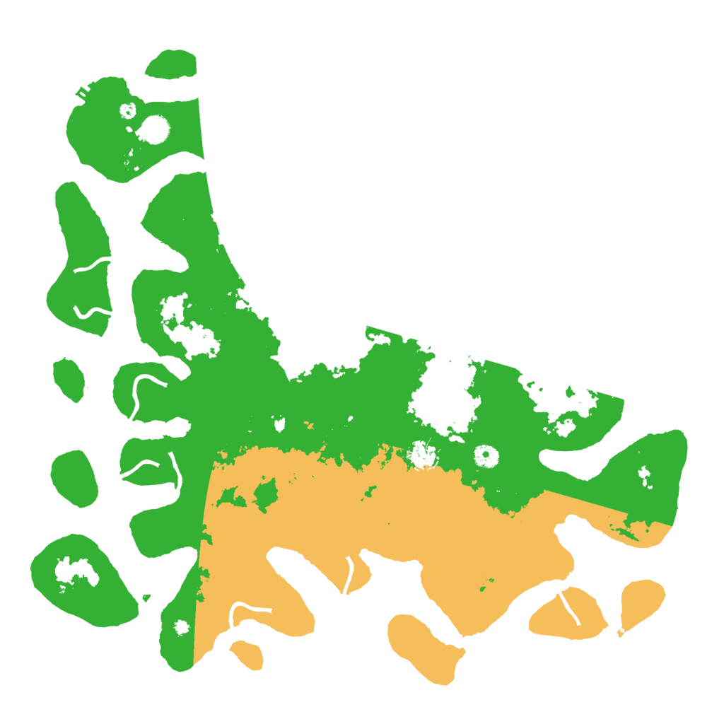 Biome Rust Map: Procedural Map, Size: 4500, Seed: 142182