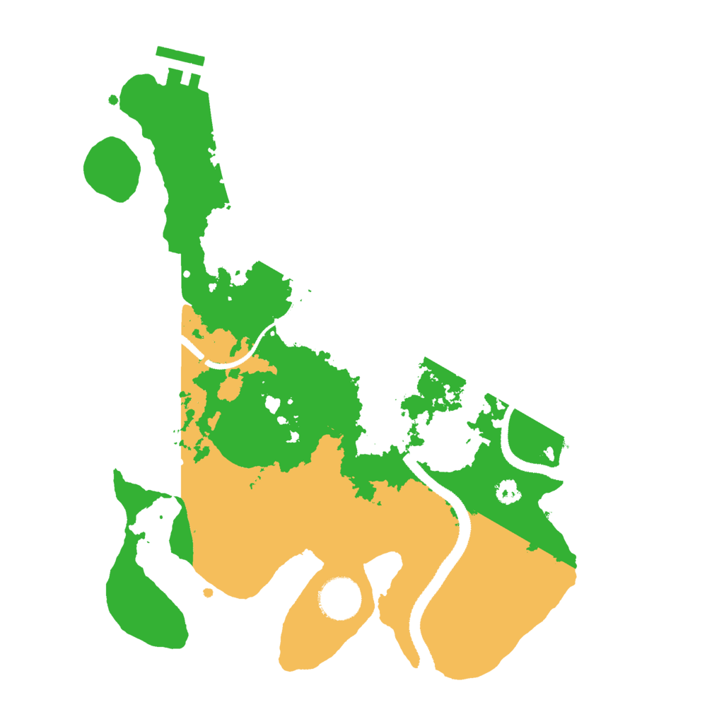 Biome Rust Map: Procedural Map, Size: 3000, Seed: 62127