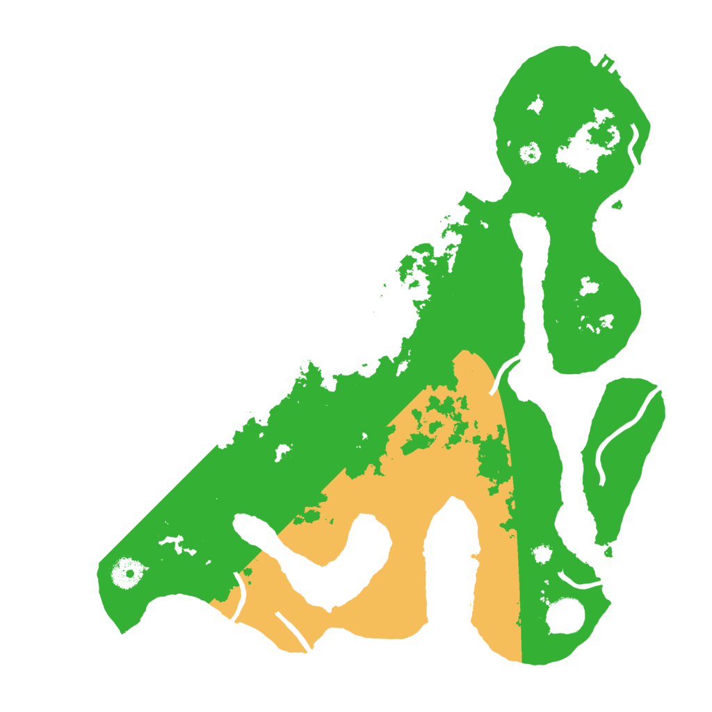 Biome Rust Map: Procedural Map, Size: 3500, Seed: 228772554