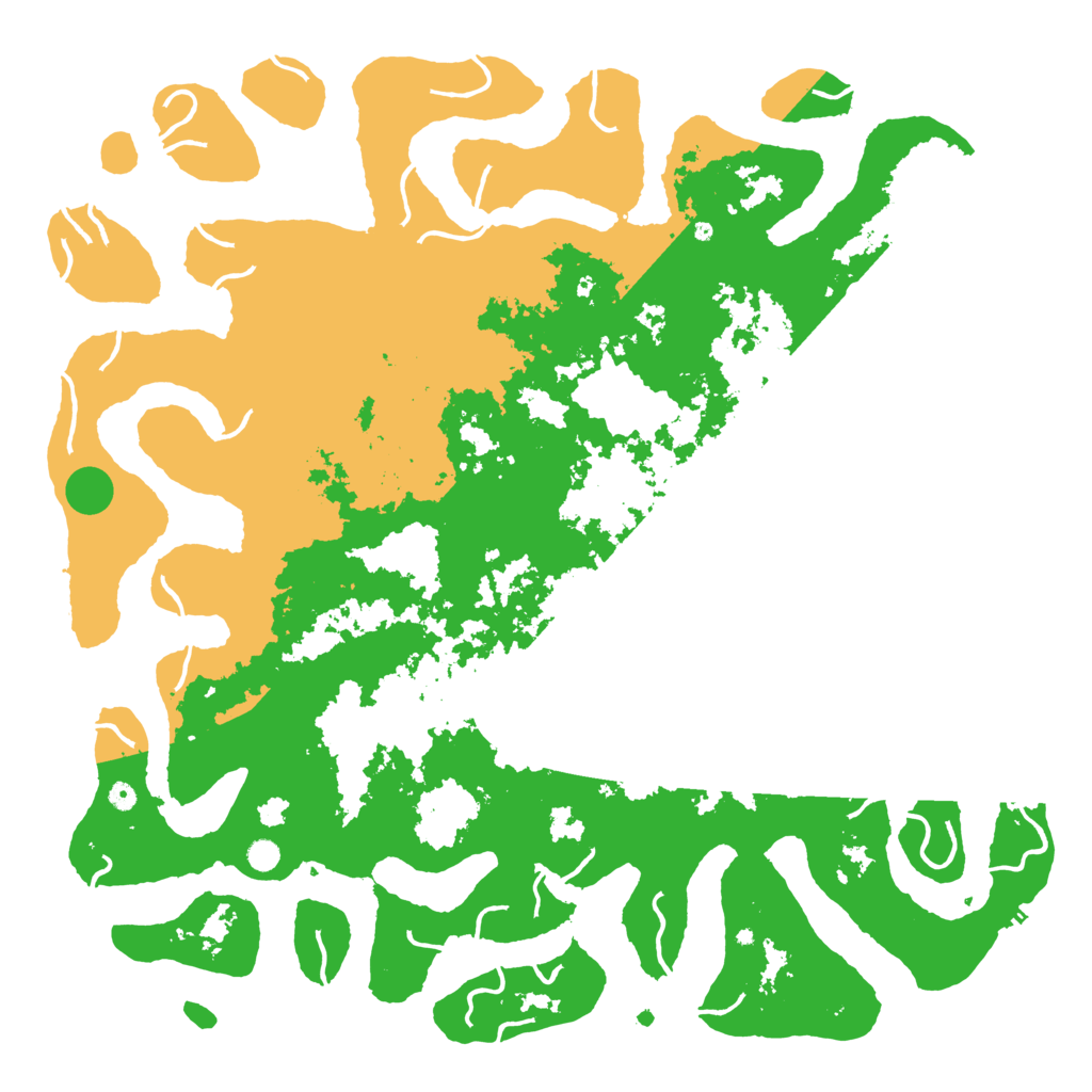 Biome Rust Map: Procedural Map, Size: 6000, Seed: 385768