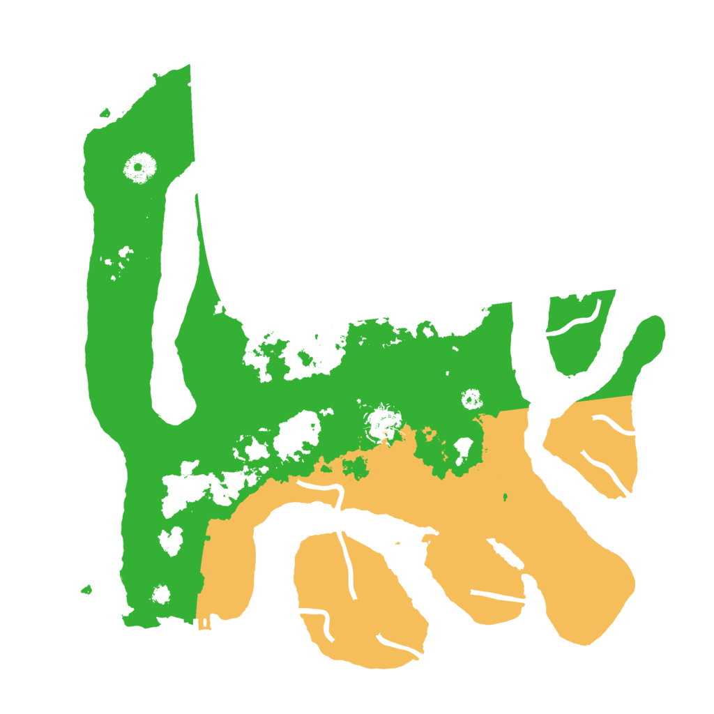 Biome Rust Map: Procedural Map, Size: 3510, Seed: 3023272