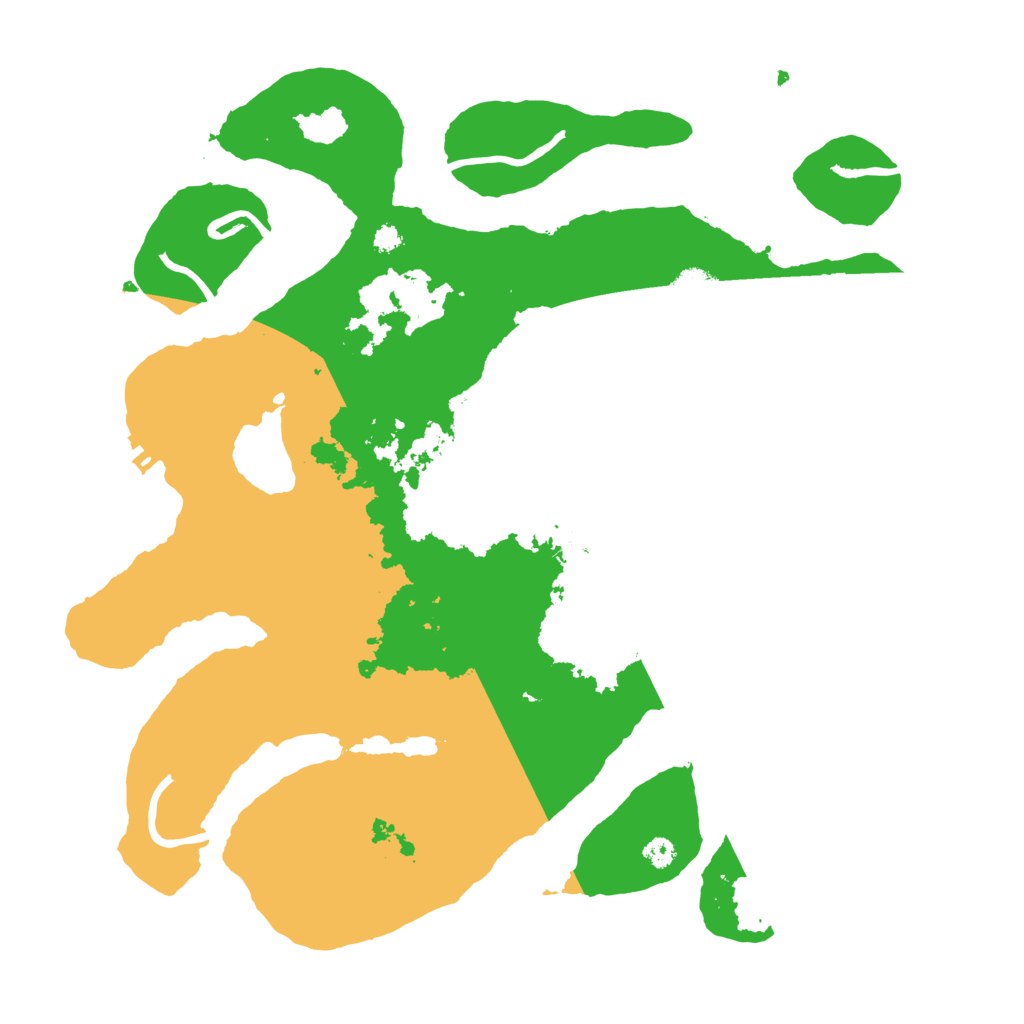 Biome Rust Map: Procedural Map, Size: 3510, Seed: 837371