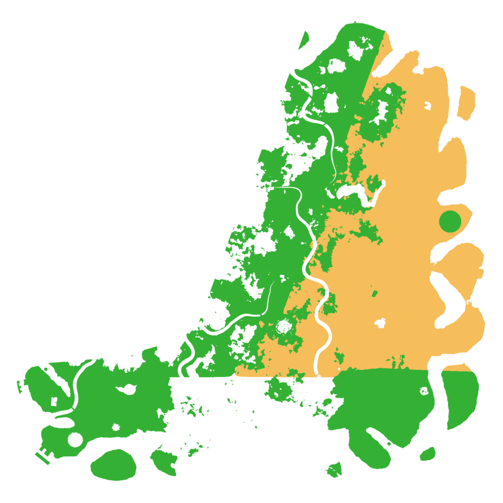 Biome Rust Map: Procedural Map, Size: 6000, Seed: 12