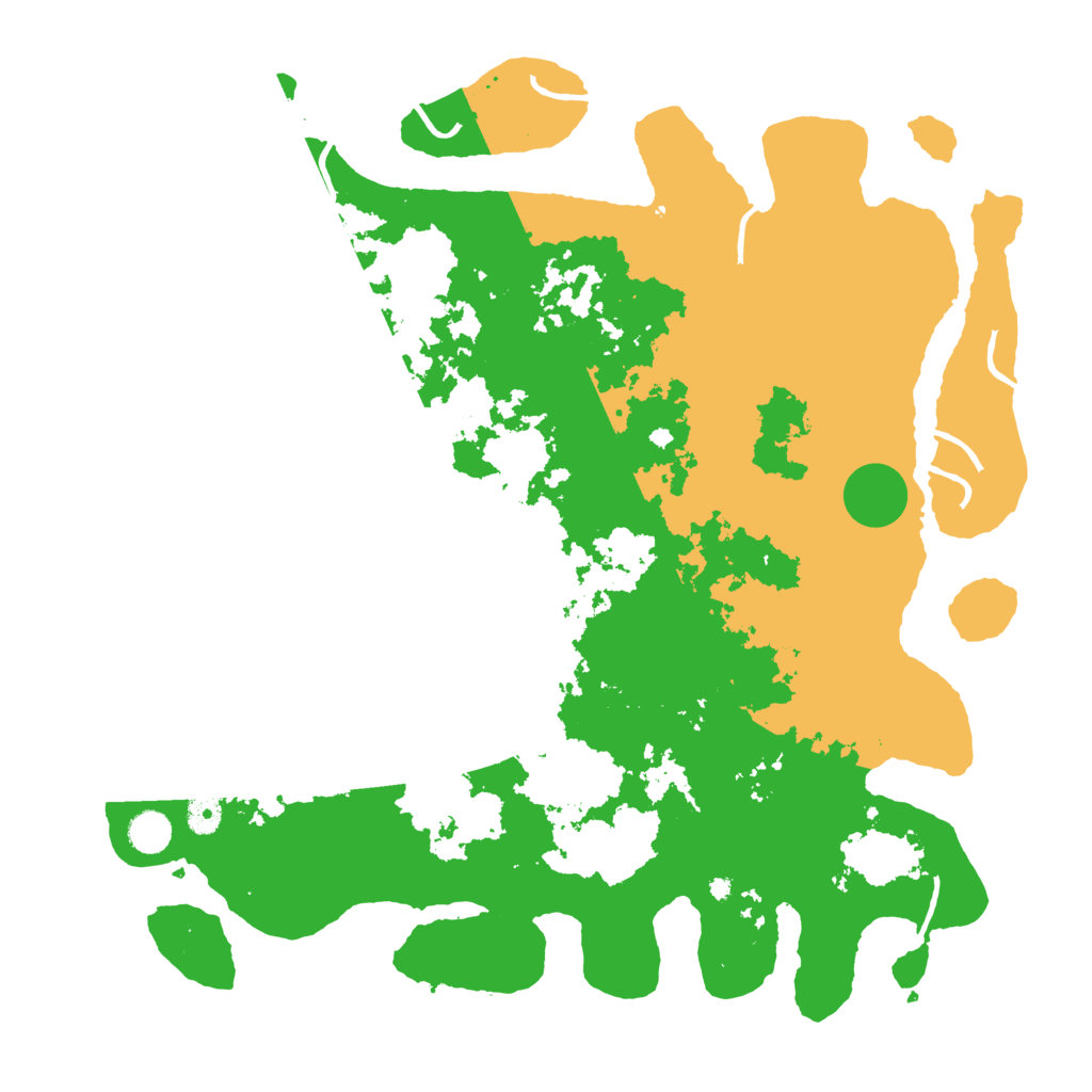 Biome Rust Map: Procedural Map, Size: 4500, Seed: 44650