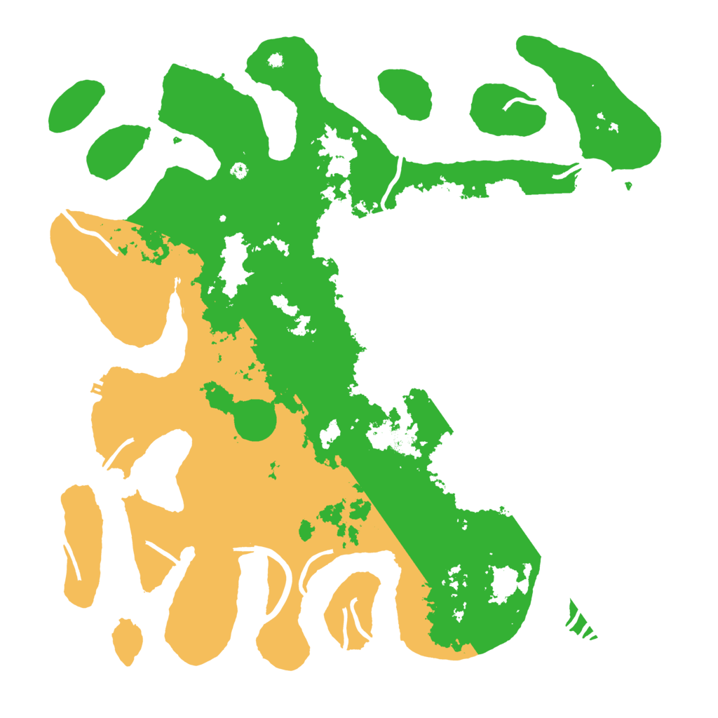 Biome Rust Map: Procedural Map, Size: 4500, Seed: 3008750