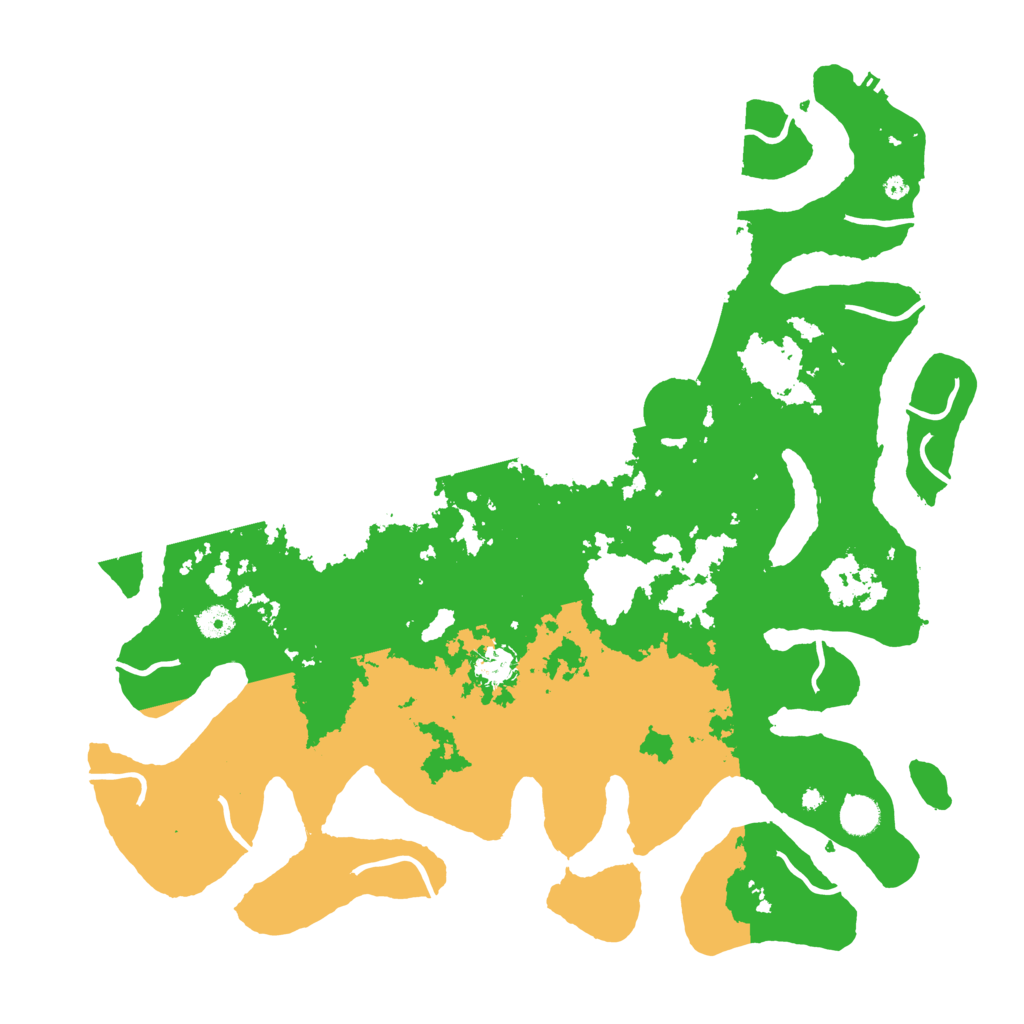 Biome Rust Map: Procedural Map, Size: 4500, Seed: 6205926