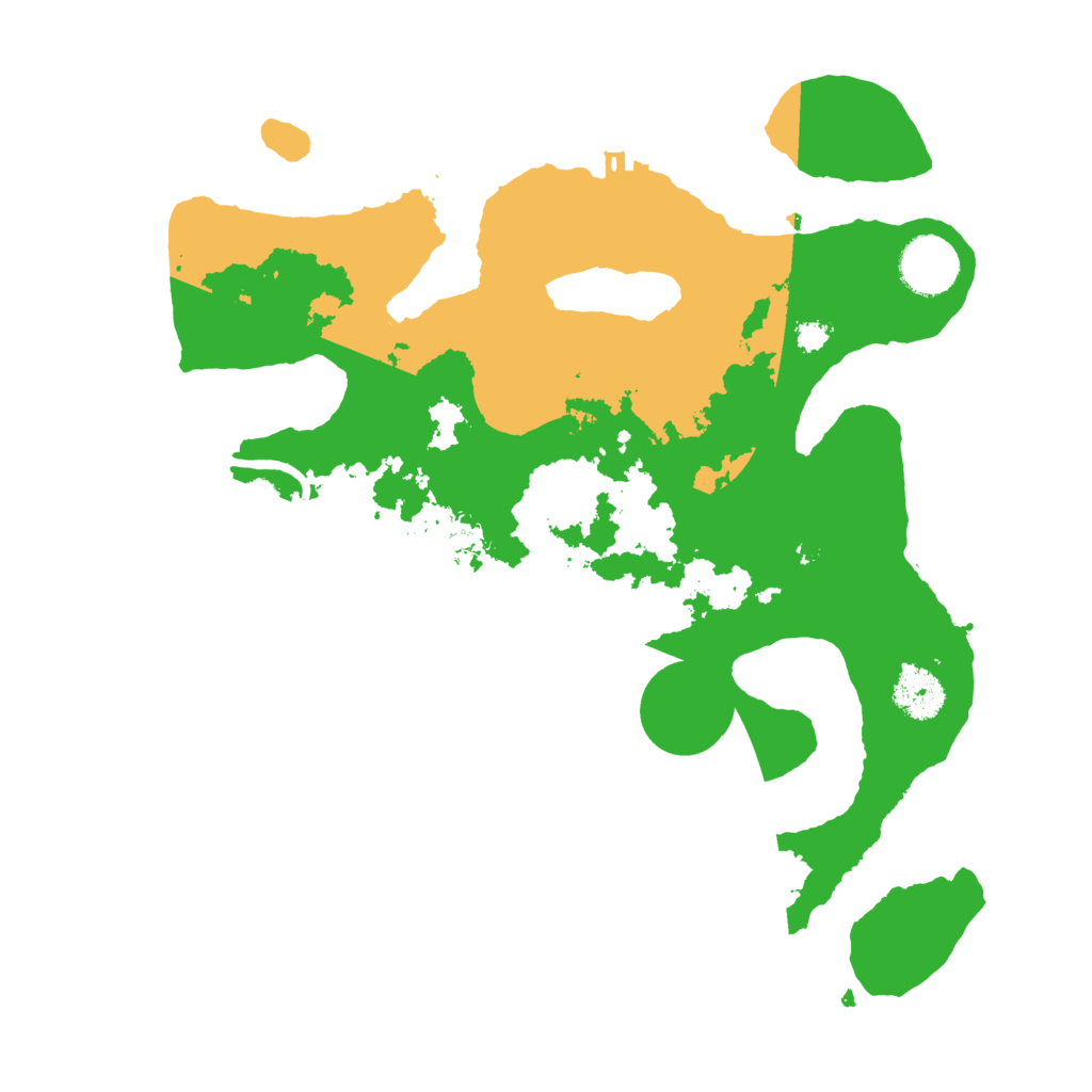 Biome Rust Map: Procedural Map, Size: 3250, Seed: 45678934