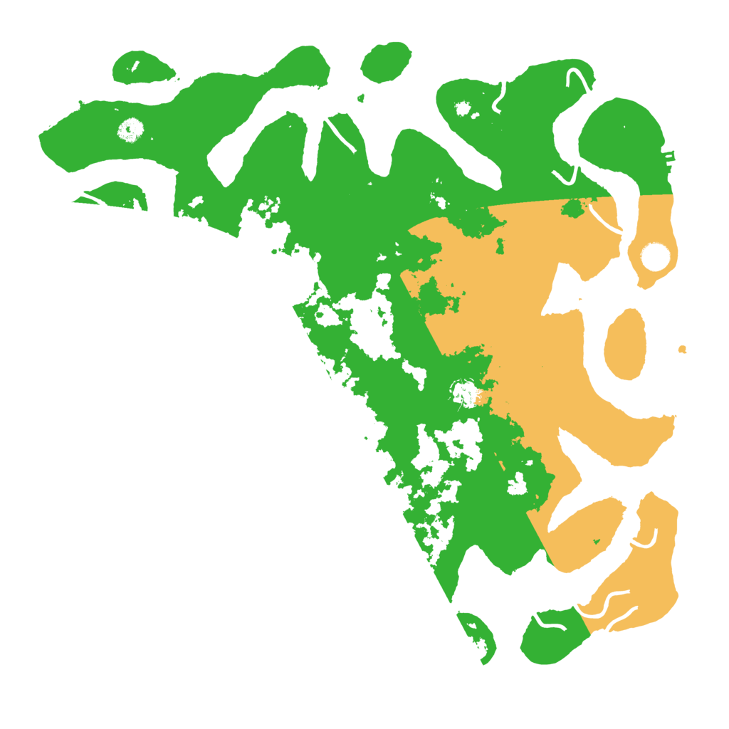 Biome Rust Map: Procedural Map, Size: 4500, Seed: 905600