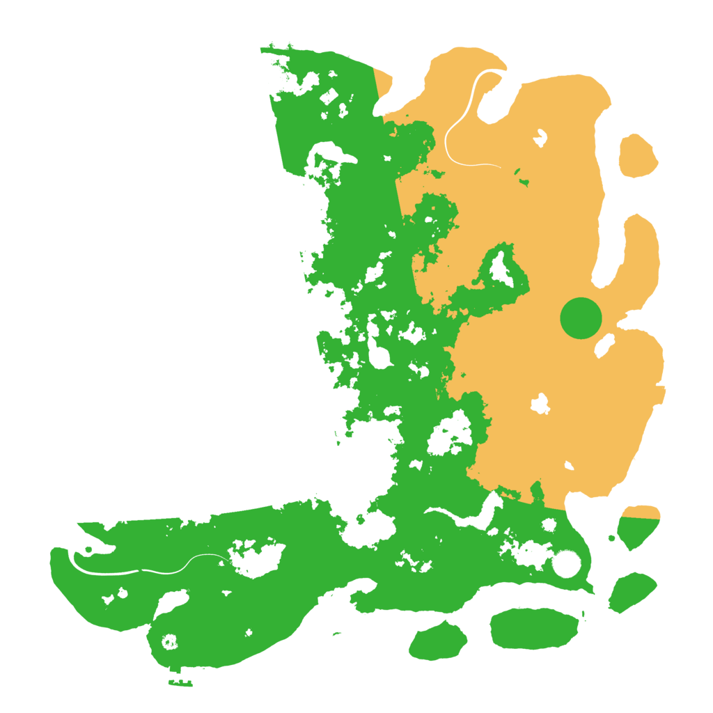 Biome Rust Map: Procedural Map, Size: 4500, Seed: 4213922