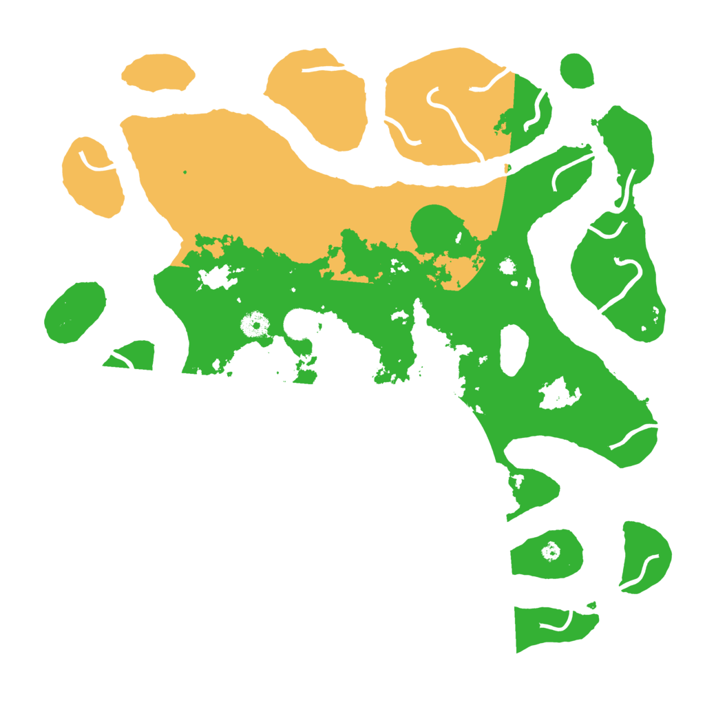 Biome Rust Map: Procedural Map, Size: 4000, Seed: 5127