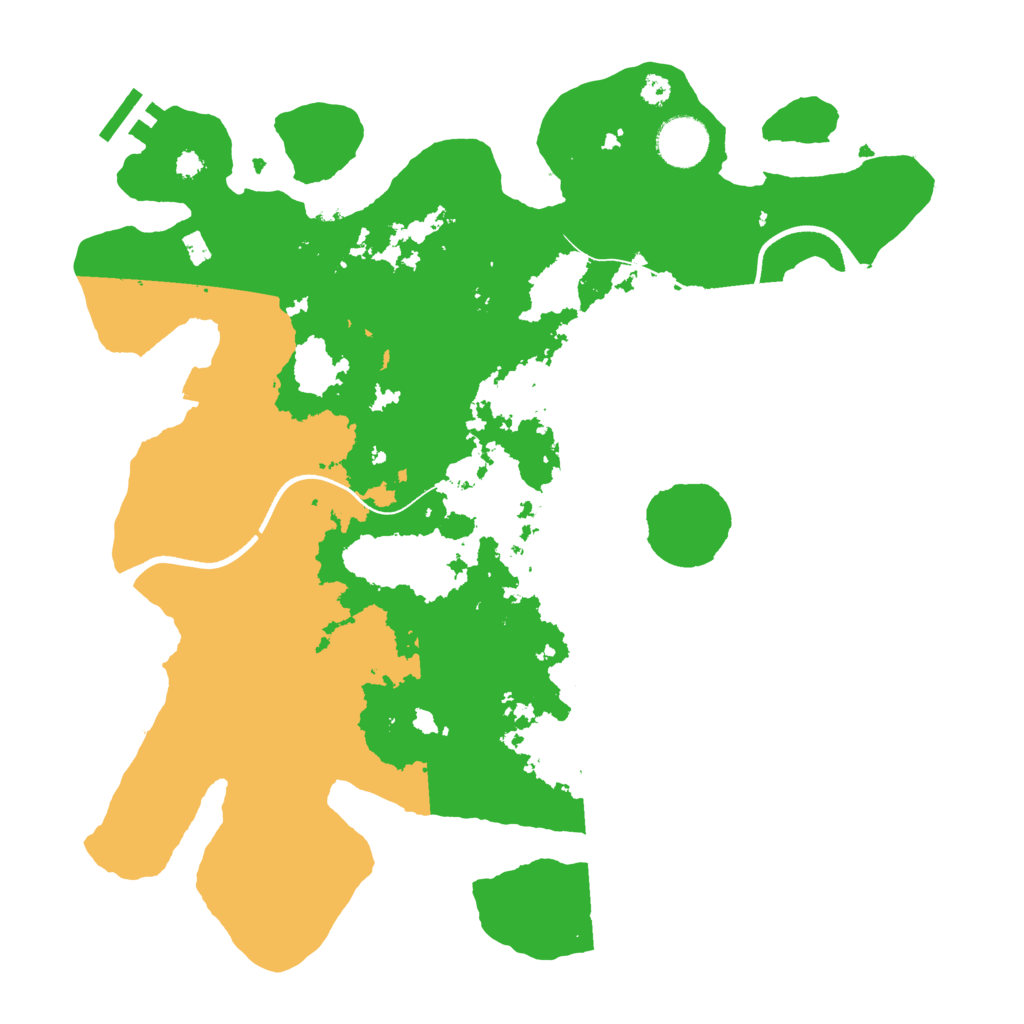 Biome Rust Map: Procedural Map, Size: 3510, Seed: 854353