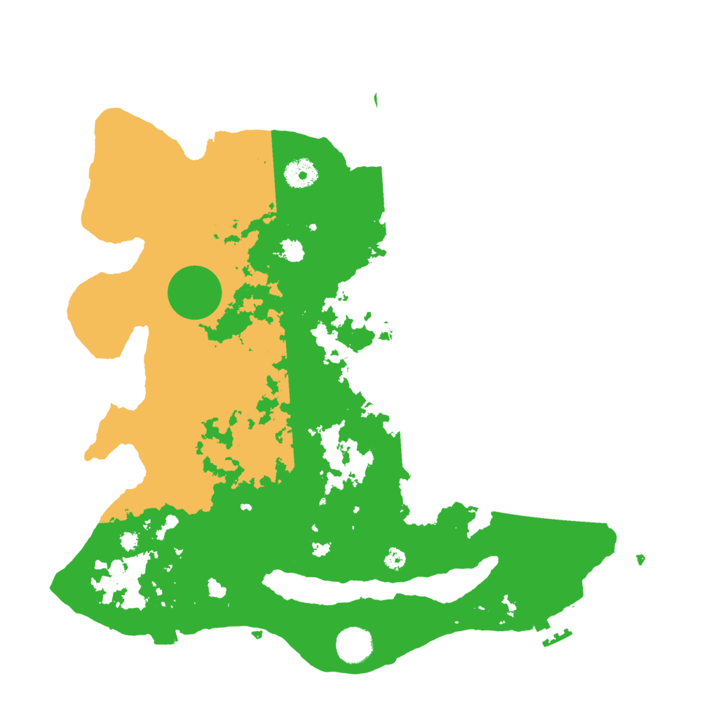 Biome Rust Map: Procedural Map, Size: 3510, Seed: 6062082