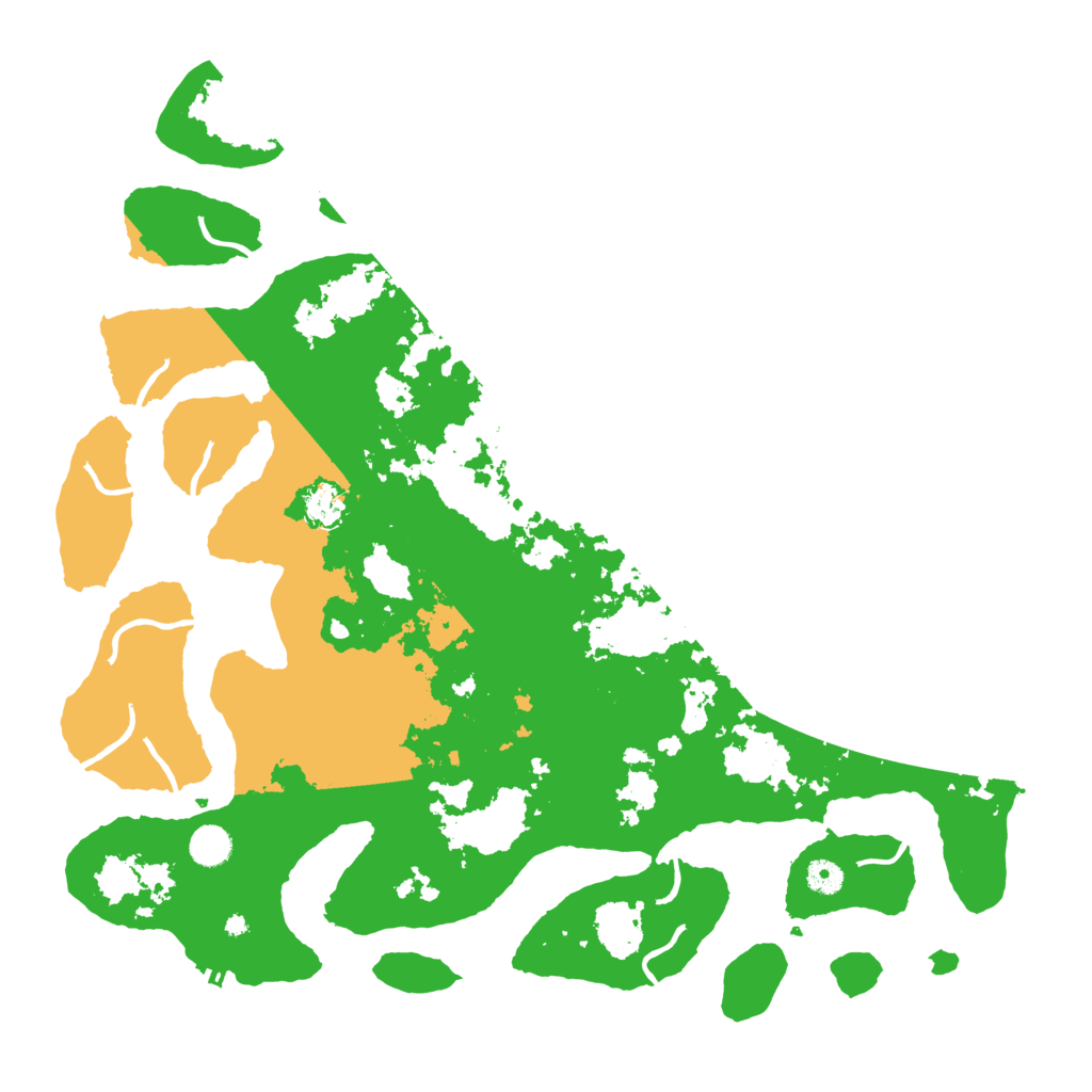 Biome Rust Map: Procedural Map, Size: 4600, Seed: 1234567890