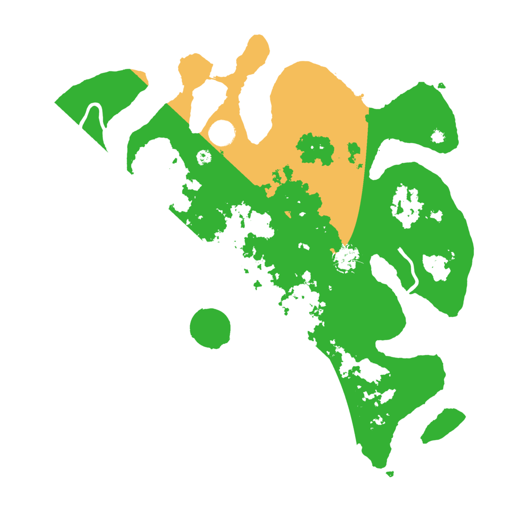 Biome Rust Map: Procedural Map, Size: 3510, Seed: 6194572