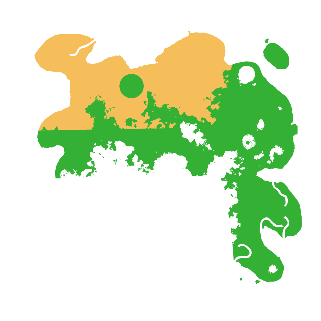 Biome Rust Map: Procedural Map, Size: 3510, Seed: 5123242