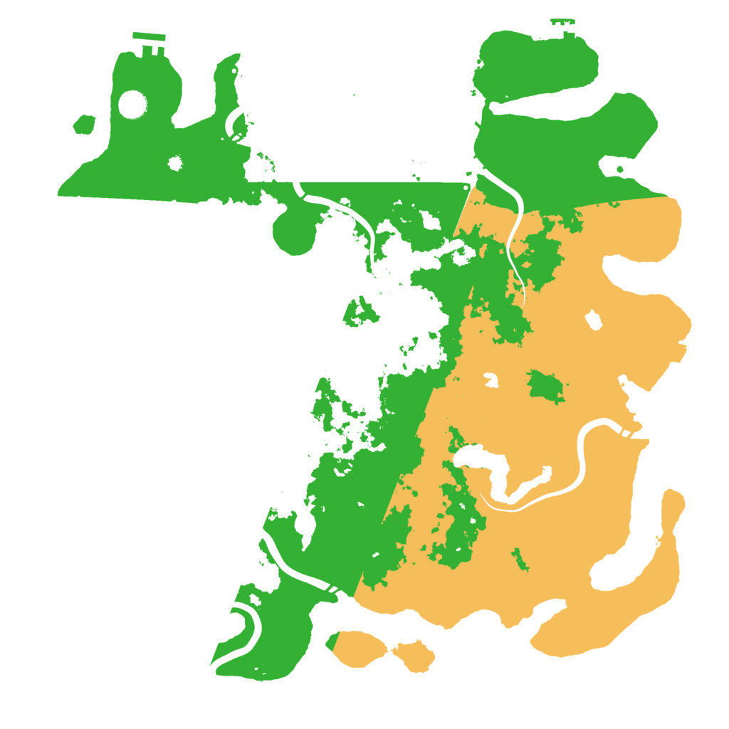 Biome Rust Map: Procedural Map, Size: 4500, Seed: 1044591