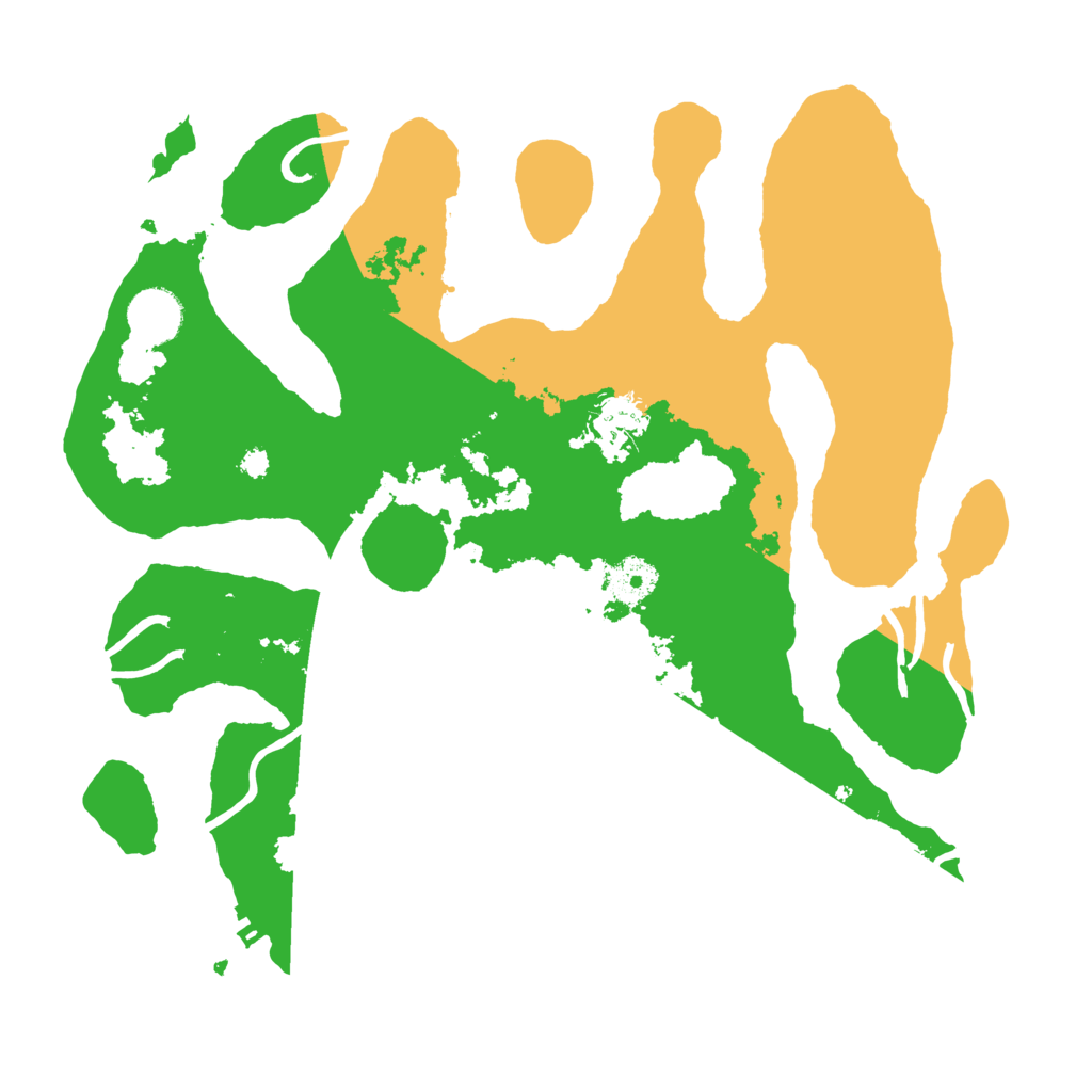 Biome Rust Map: Procedural Map, Size: 3500, Seed: 665975