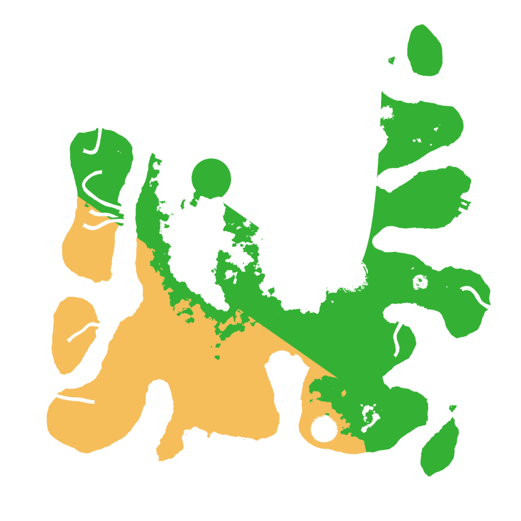 Biome Rust Map: Procedural Map, Size: 3510, Seed: 5709730