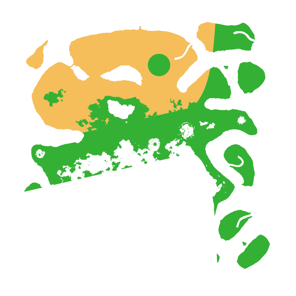 Biome Rust Map: Procedural Map, Size: 3500, Seed: 4922515