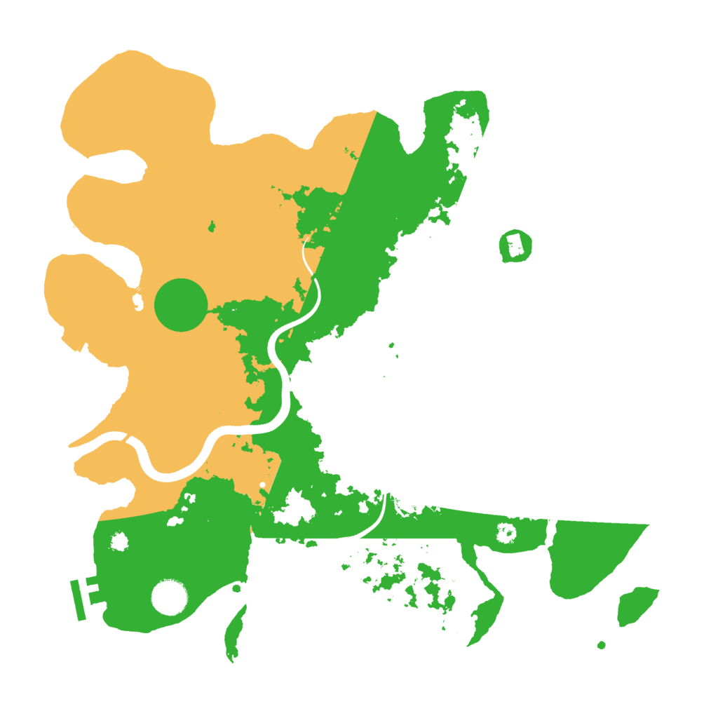 Biome Rust Map: Procedural Map, Size: 3550, Seed: 238853