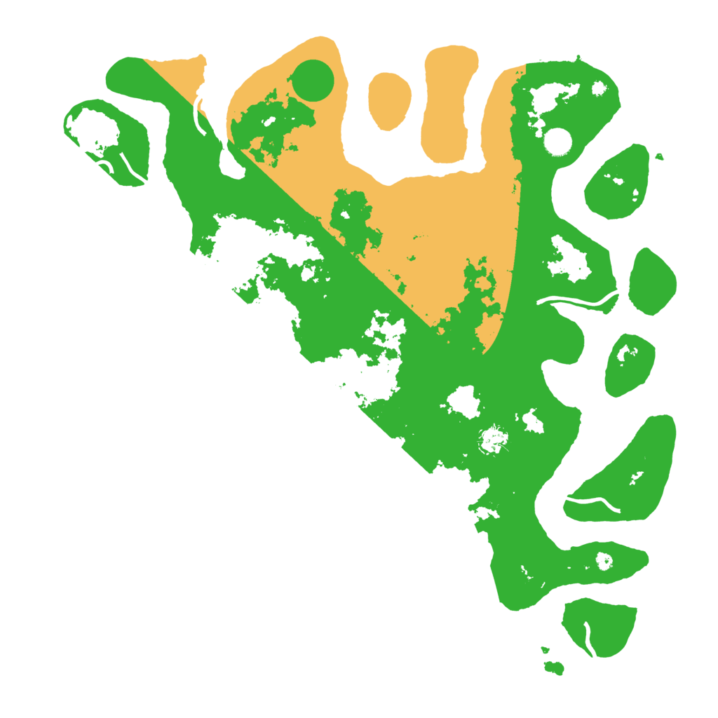 Biome Rust Map: Procedural Map, Size: 4500, Seed: 5103410