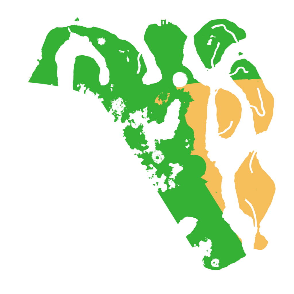 Biome Rust Map: Procedural Map, Size: 3550, Seed: 239988