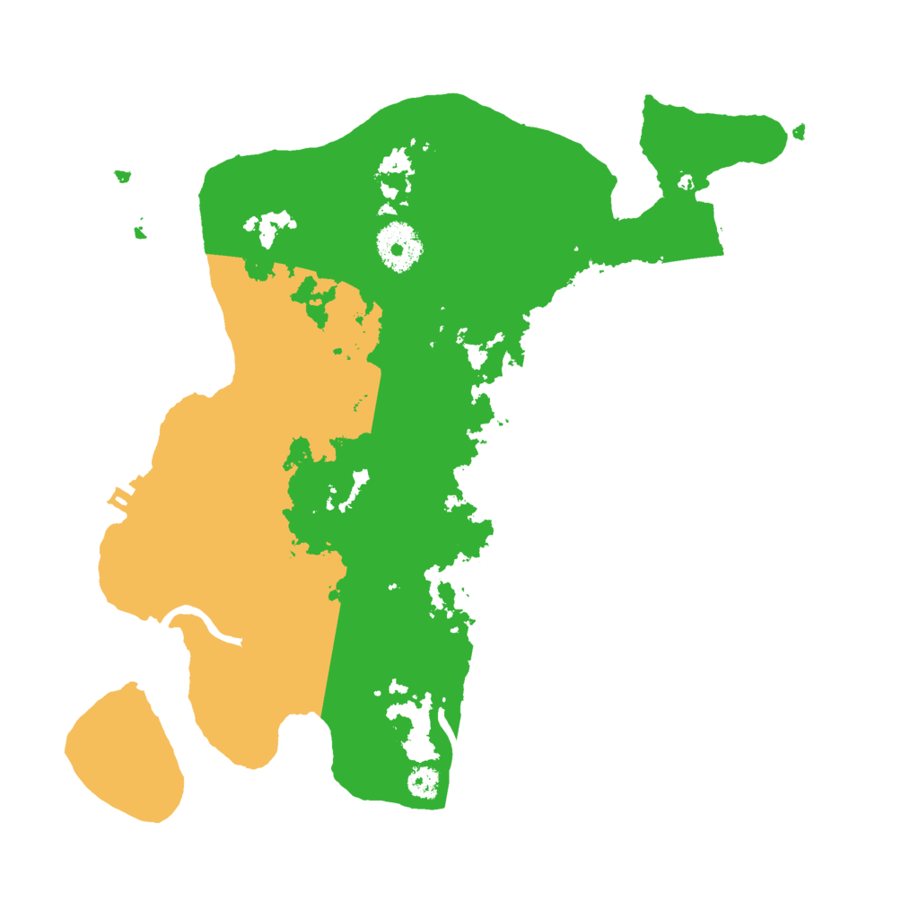 Biome Rust Map: Procedural Map, Size: 3000, Seed: 197628