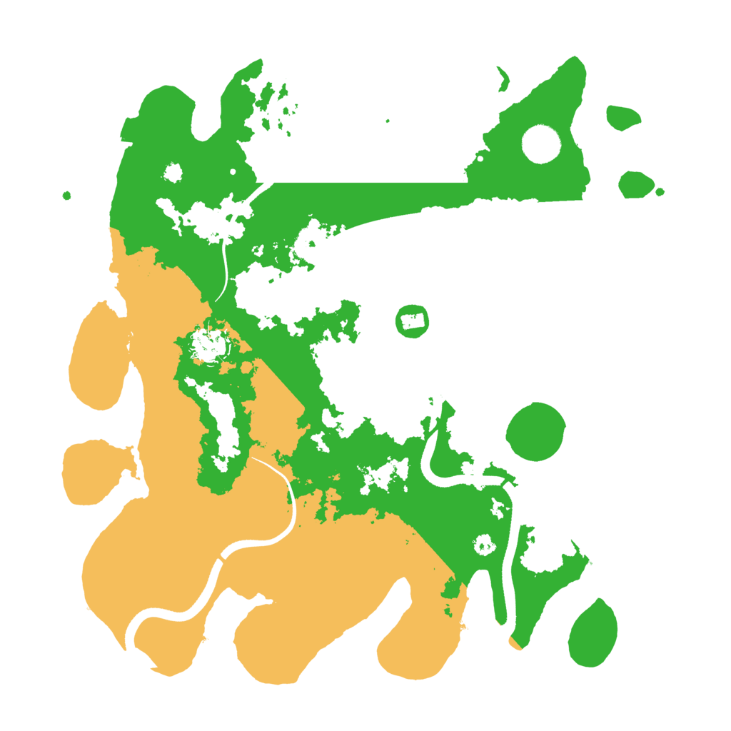 Biome Rust Map: Procedural Map, Size: 3500, Seed: 1623127