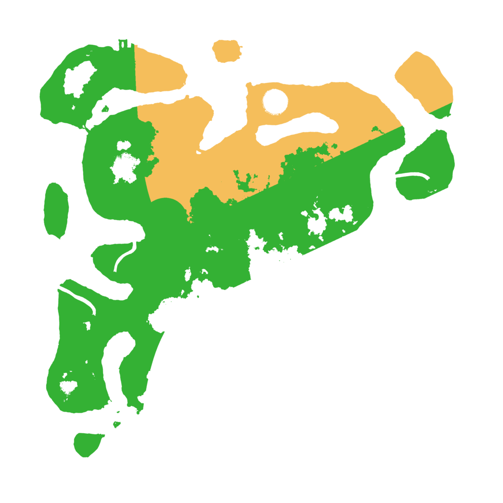 Biome Rust Map: Procedural Map, Size: 3510, Seed: 6133093