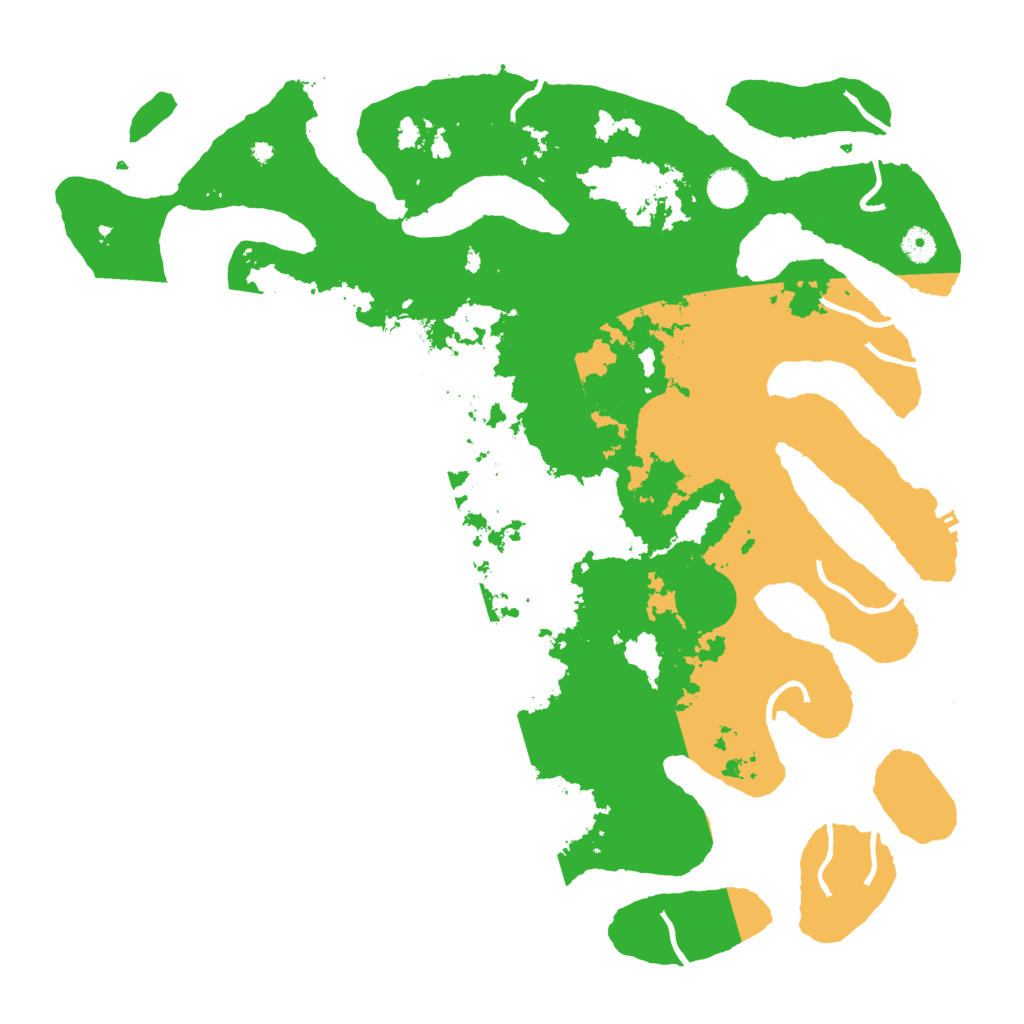 Biome Rust Map: Procedural Map, Size: 4500, Seed: 2550029