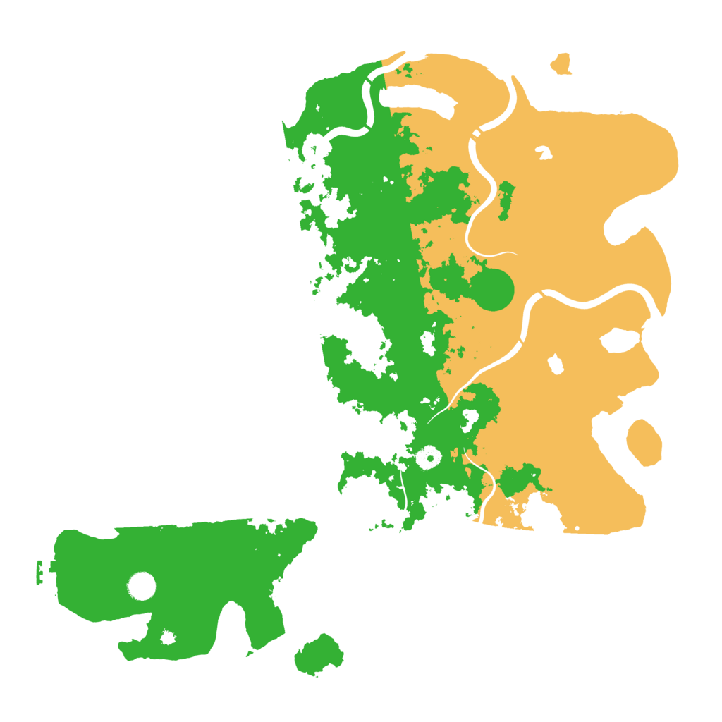 Biome Rust Map: Procedural Map, Size: 4500, Seed: 3961619