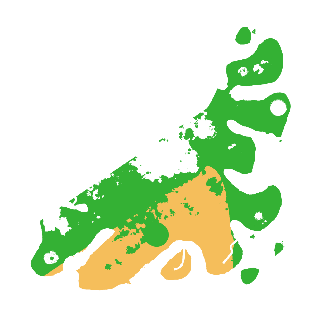 Biome Rust Map: Procedural Map, Size: 3510, Seed: 5749371