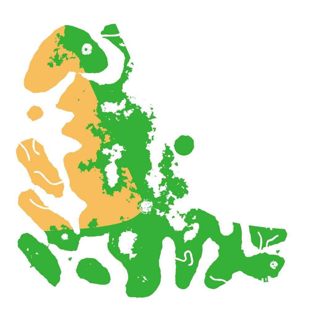 Biome Rust Map: Procedural Map, Size: 4300, Seed: 74645