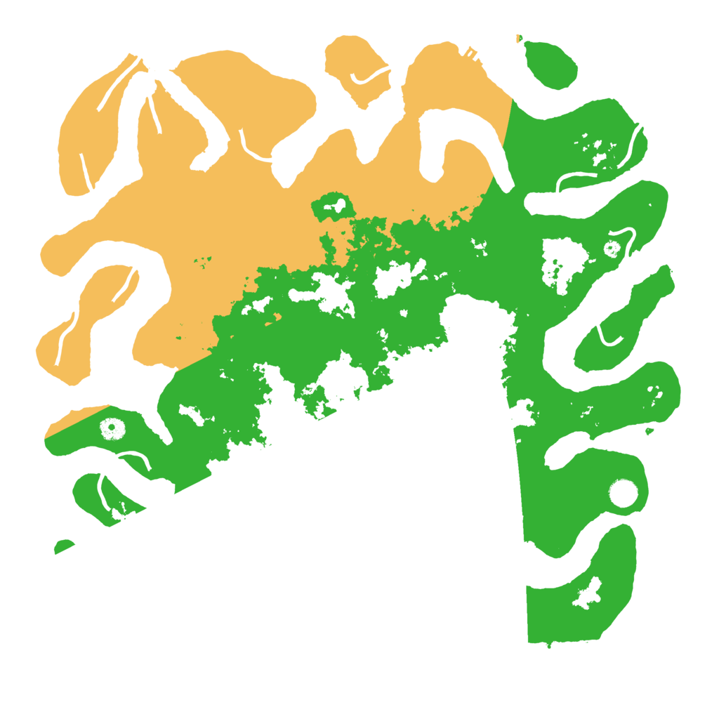 Biome Rust Map: Procedural Map, Size: 4500, Seed: 5256485