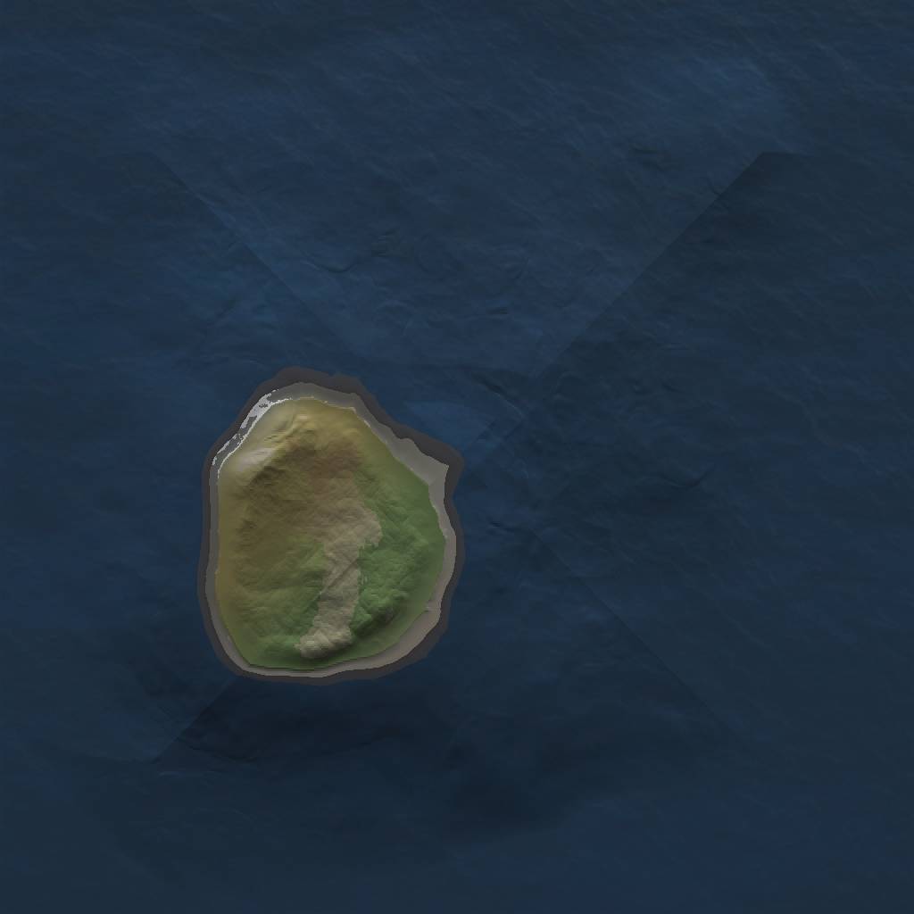 Rust Map: Barren, Size: 1100, Seed: 2, 2 Monuments