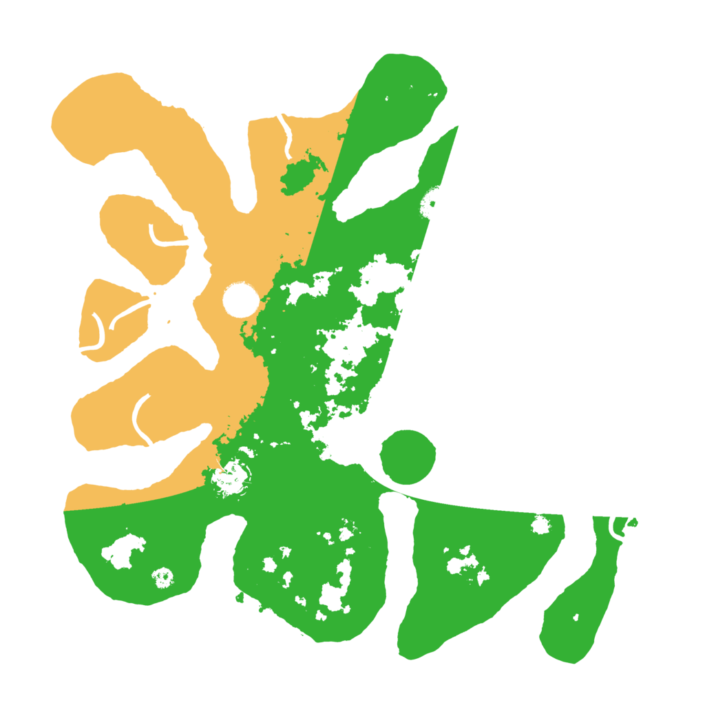 Biome Rust Map: Procedural Map, Size: 3500, Seed: 1958798