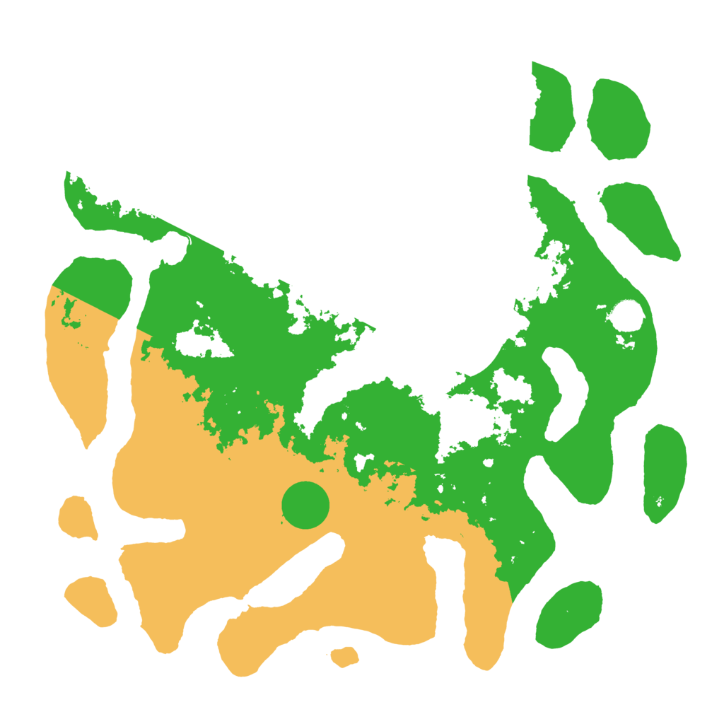 Biome Rust Map: Barren, Size: 4000, Seed: 1621608000