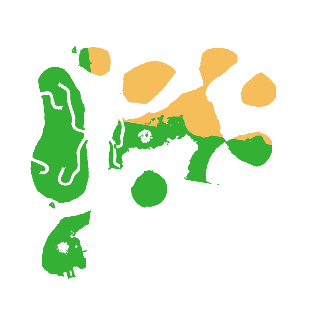 Biome Rust Map: Procedural Map, Size: 2500, Seed: 12342