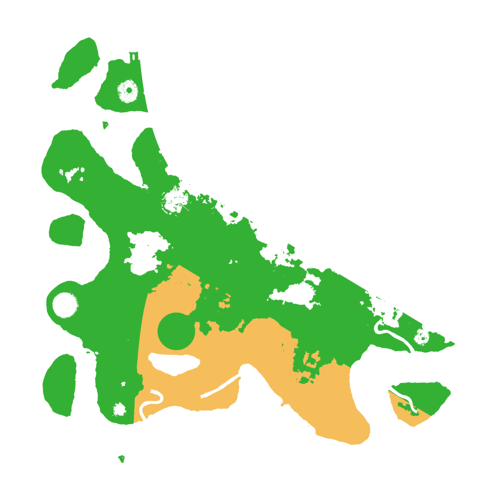 Biome Rust Map: Procedural Map, Size: 3500, Seed: 271631331